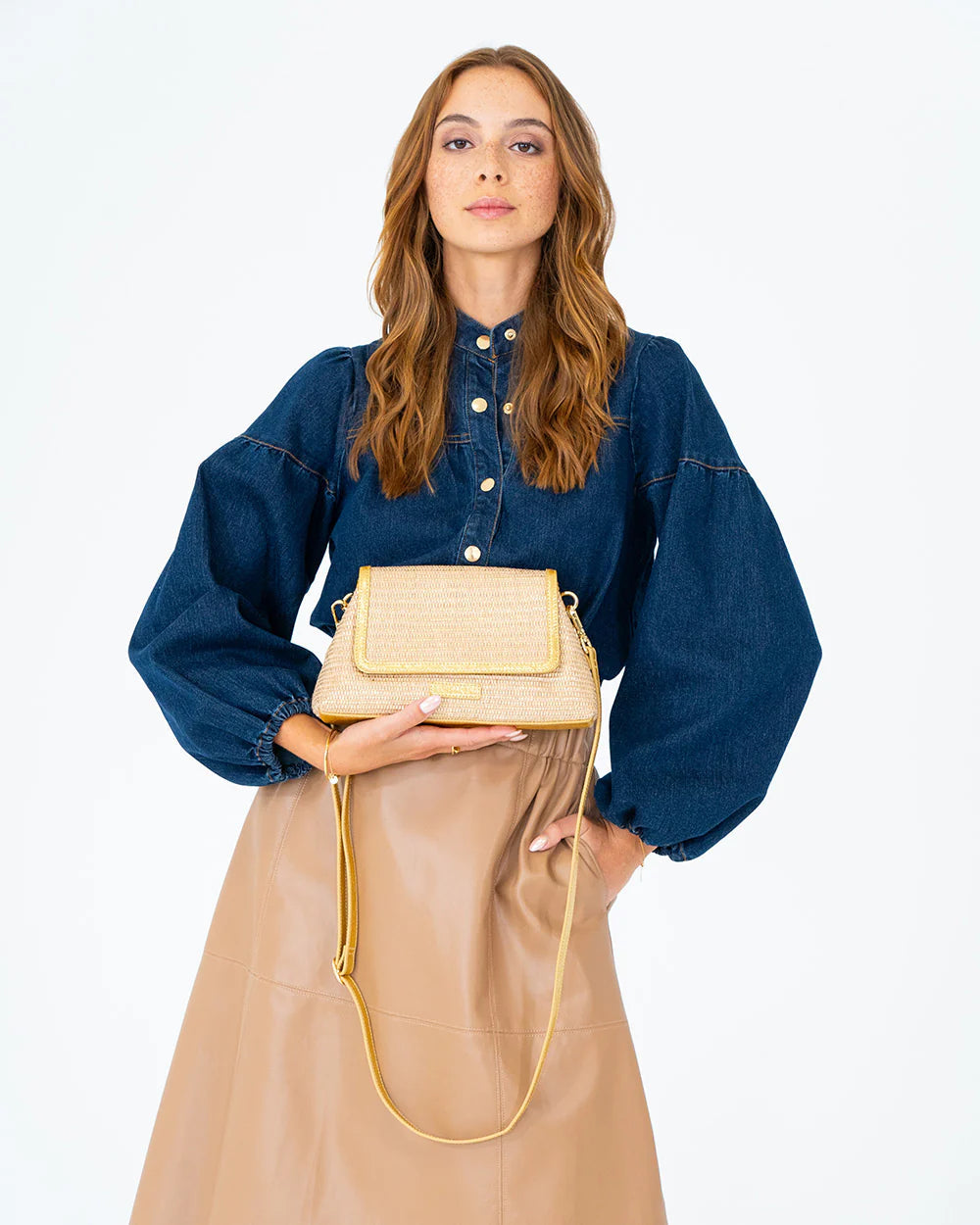 ELMS + KING - Lugano Crossbody | Gold Weave ELMS + KING