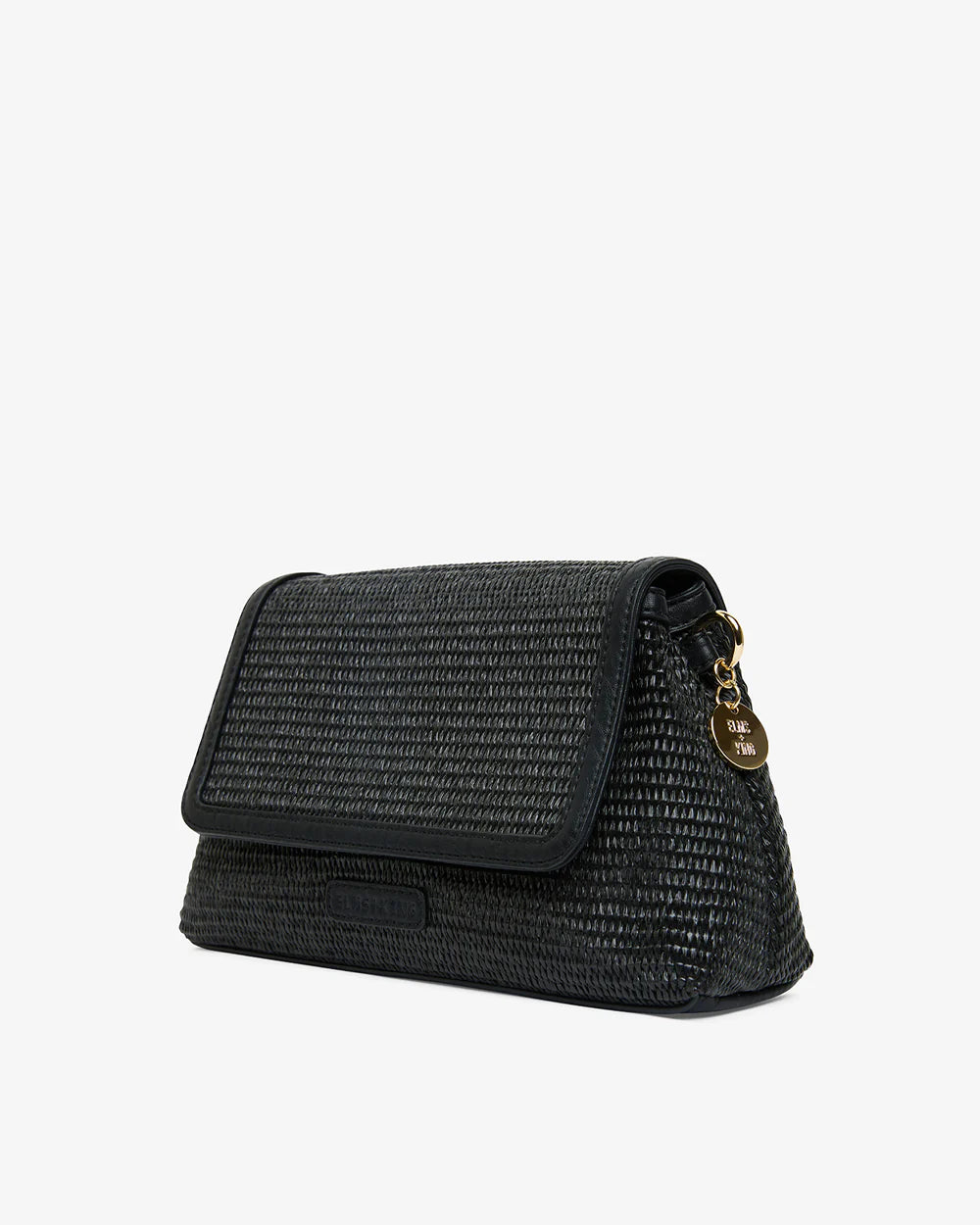 ELMS + KING - Lugano Crossbody | Black Weave