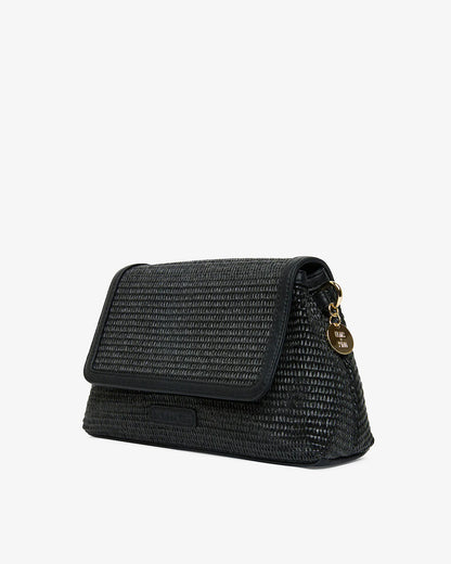 ELMS + KING - Lugano Crossbody | Black Weave