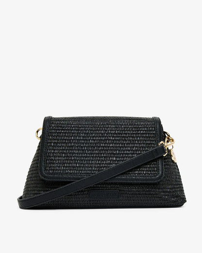 ELMS + KING - Lugano Crossbody | Black Weave