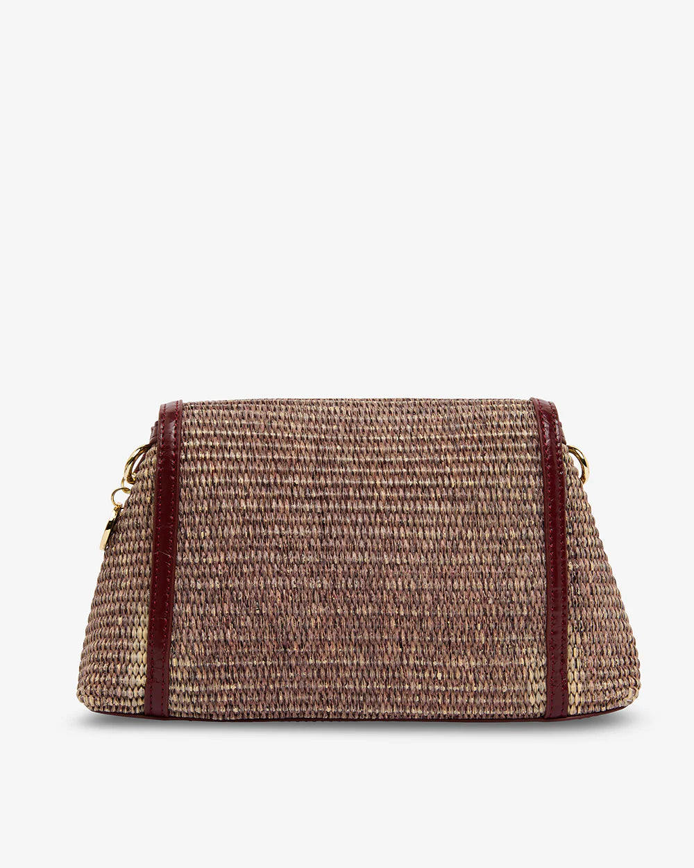 ELMS + KING - Lugano Crossbody | Burgundy Weave