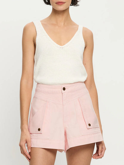 KIVARI - Celene Denim Short | Pink