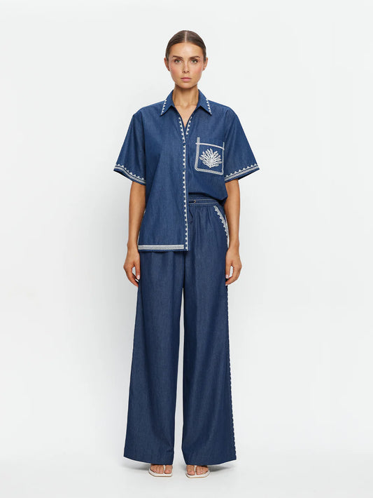 KIVARI - Emile Chambray Pant