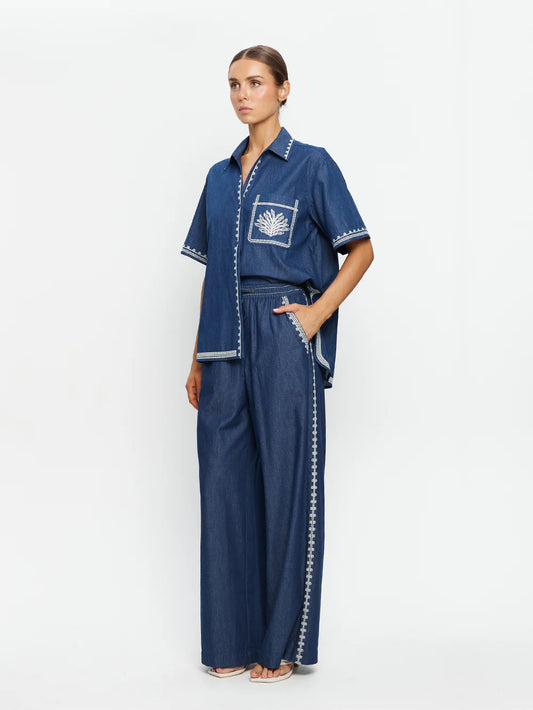KIVARI - Emile Chambray Pant
