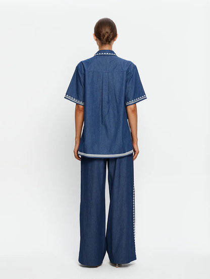 KIVARI - Emile Chambray Pant