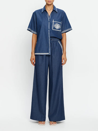 KIVARI - Emile Chambray Pant