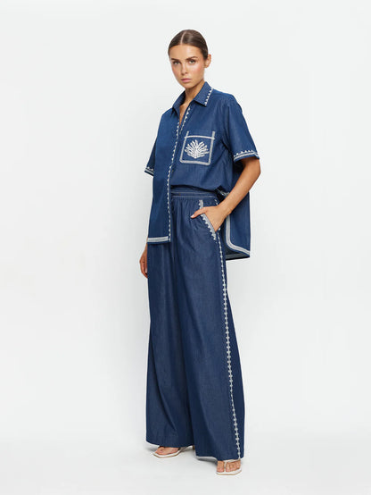 KIVARI - Emile Chambray Pant