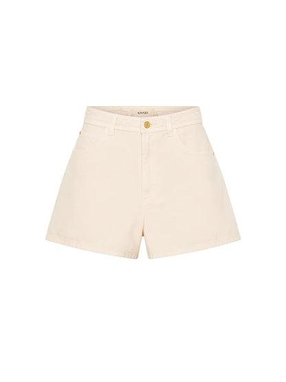 KIVARI - Dylan Denim Short | Rosewater