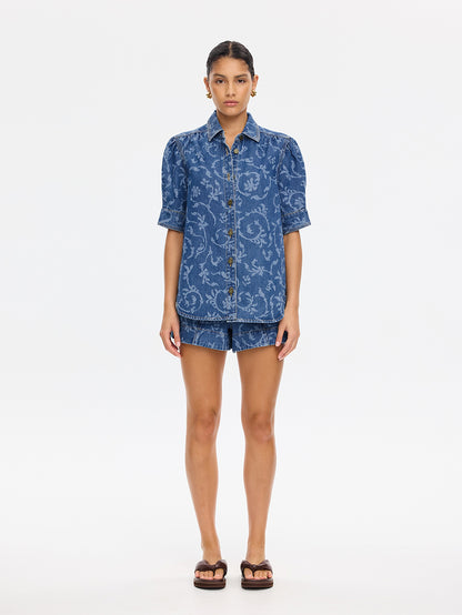 KIVARI - Elina Denim Shirt | Elina