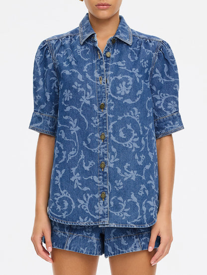 KIVARI - Elina Denim Shirt | Elina