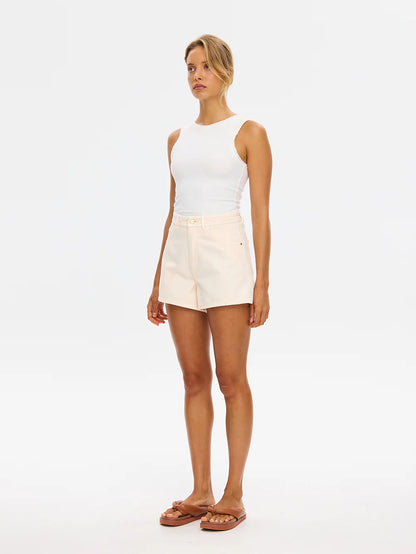 KIVARI - Dylan Denim Short | Rosewater