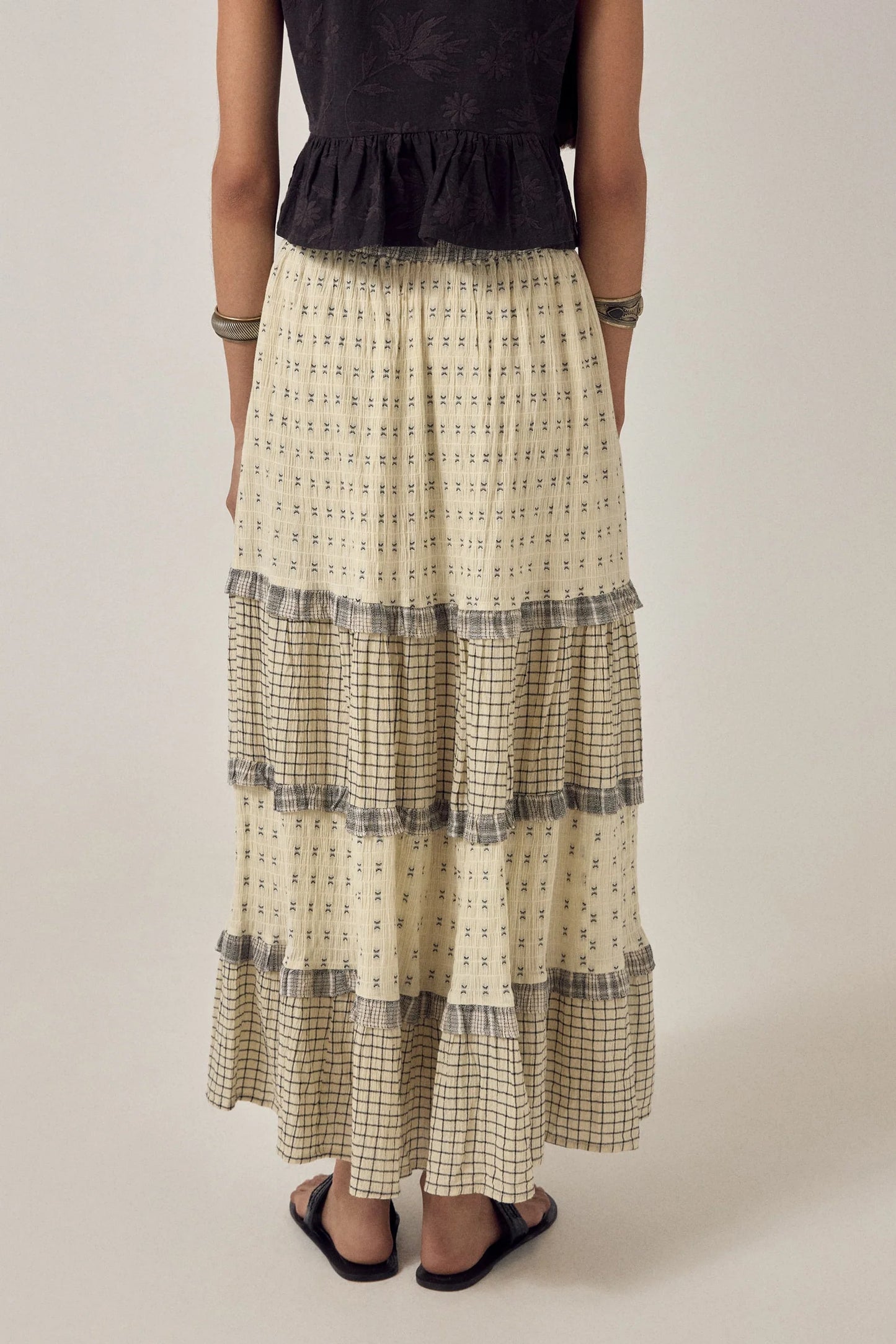 Maison Hotel - Cosette Skirt | Patchwork Notes Ash
