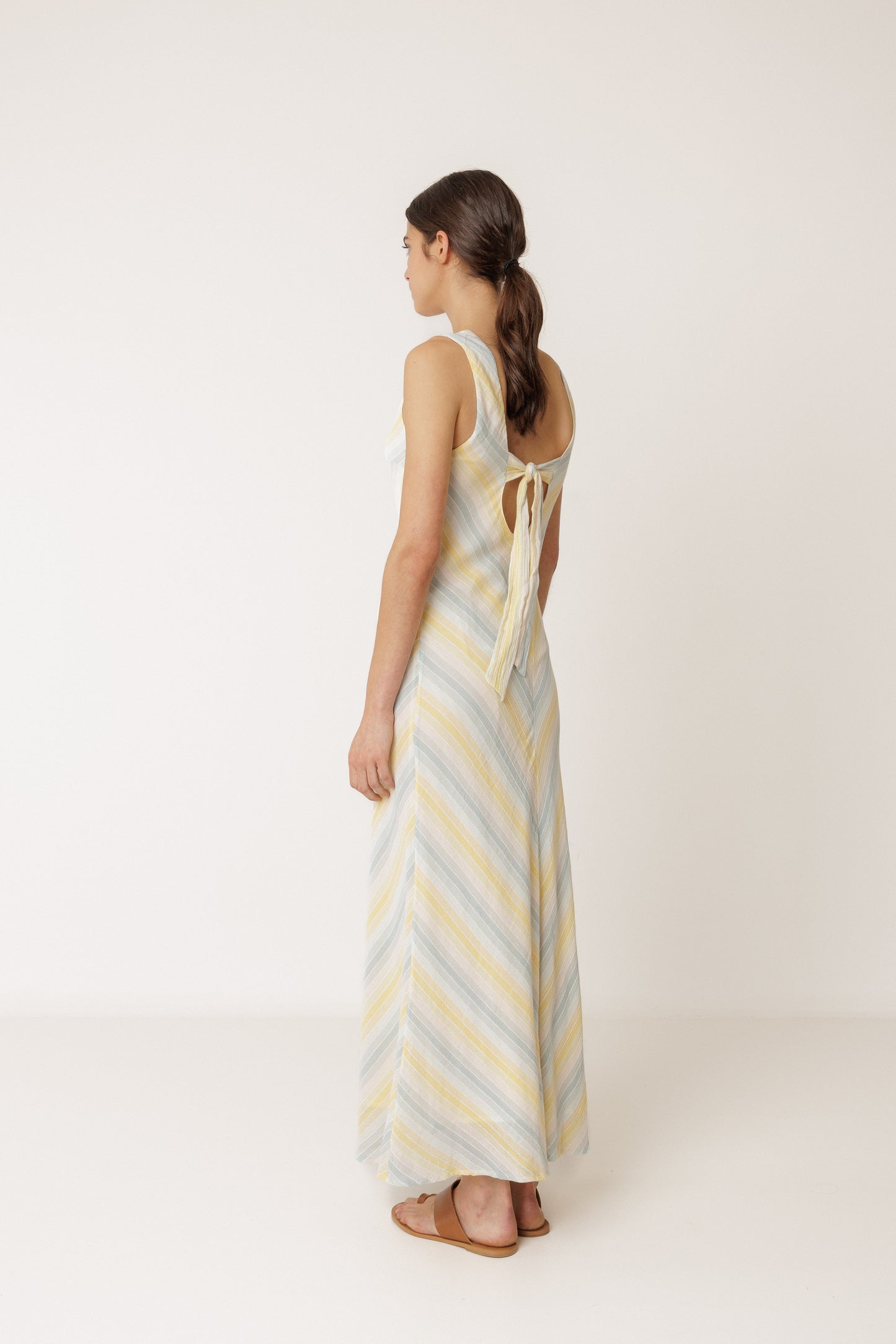 Indi & Cold - Striped Maxi Dress