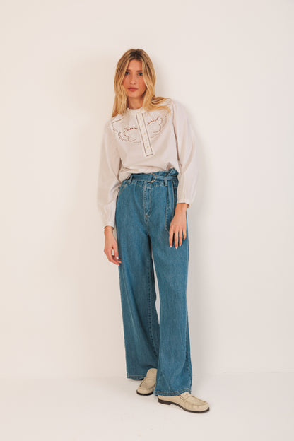 Indi & Cold - Camisa Blouse | Blanco