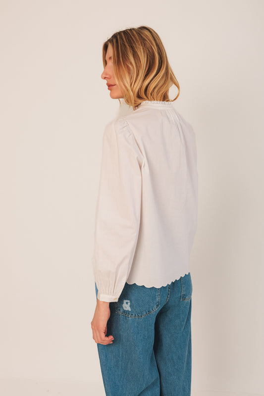 Indi & Cold - Camisa Blouse | Blanco