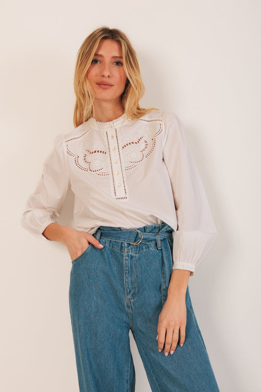Indi & Cold - Camisa Blouse | Blanco