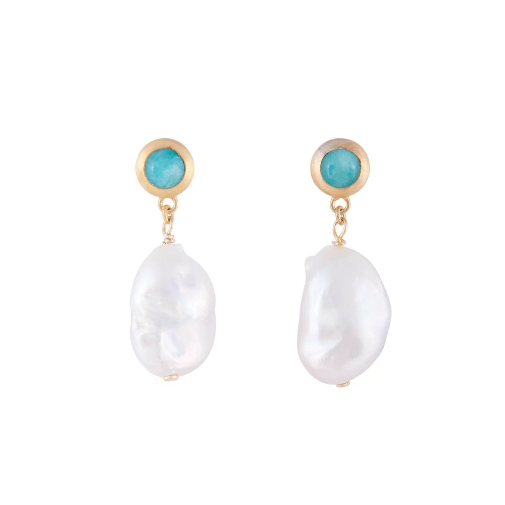 FAIRLEY - Amazonite Pearl Drops