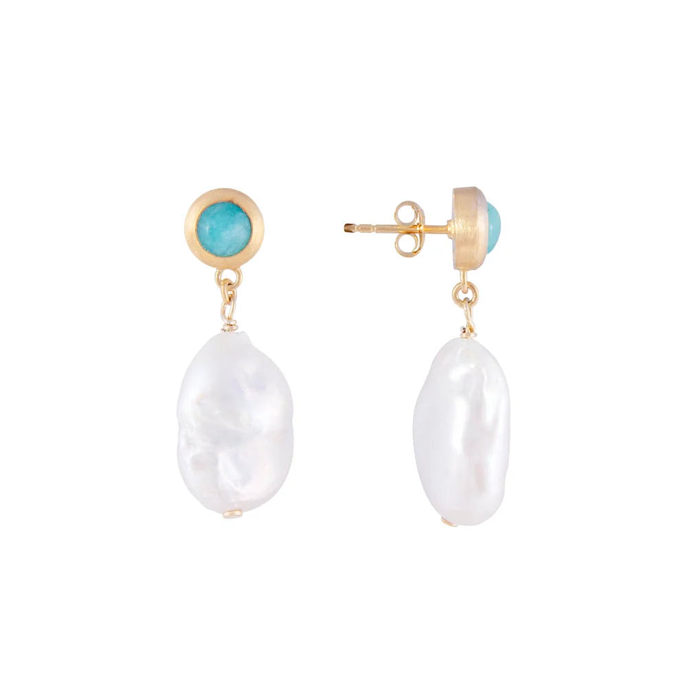 FAIRLEY - Amazonite Pearl Drops