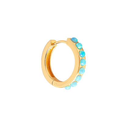 FAIRLEY - Blue Opal Crystal Midi Hoops