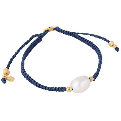 FAIRLEY - Pearl Rope Bracelet | Navy