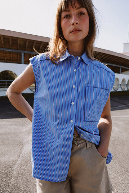 Indi & Cold - Oversized Poplin Shirt