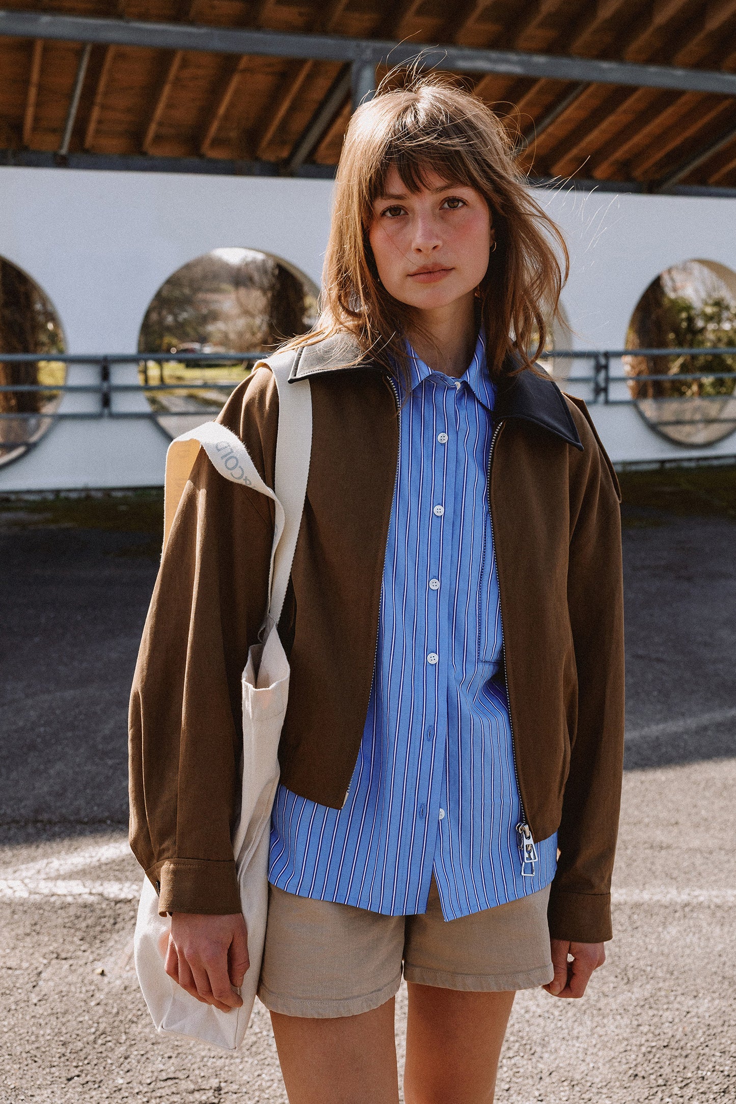 Indi & Cold - Oversized Poplin Shirt