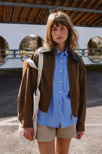 Indi & Cold - Oversized Poplin Shirt