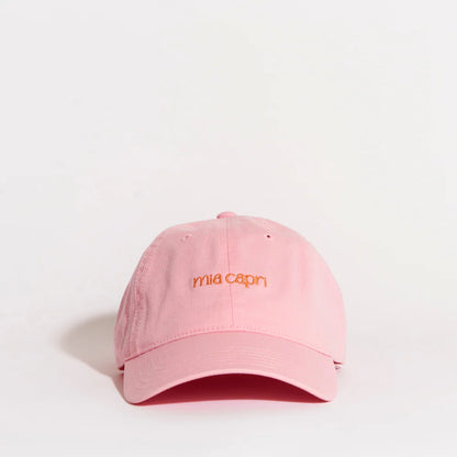 Mia Capri - Embroidered Cap | Pink
