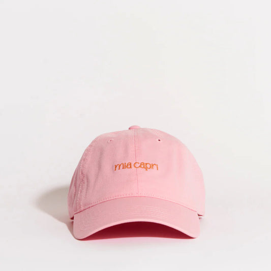 Mia Capri - Embroidered Cap | Pink
