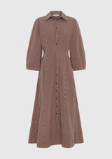 Morrison - McKenna Stripe Dress | Chocolate