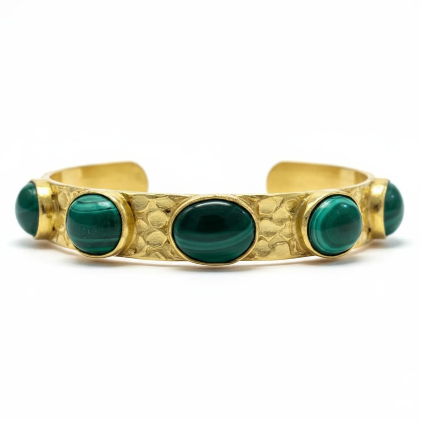 Tania Claire - Mesi Gemstone Cuff | Malachite