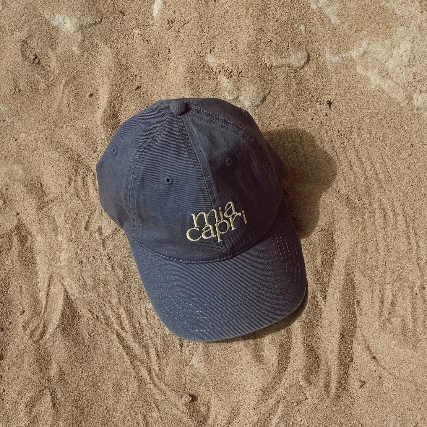 Mia Capri - Embroidered Cap | Blue