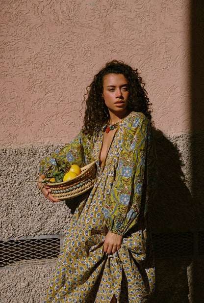 Kinga Csilla - Zoya Block Print Marrakech Dress