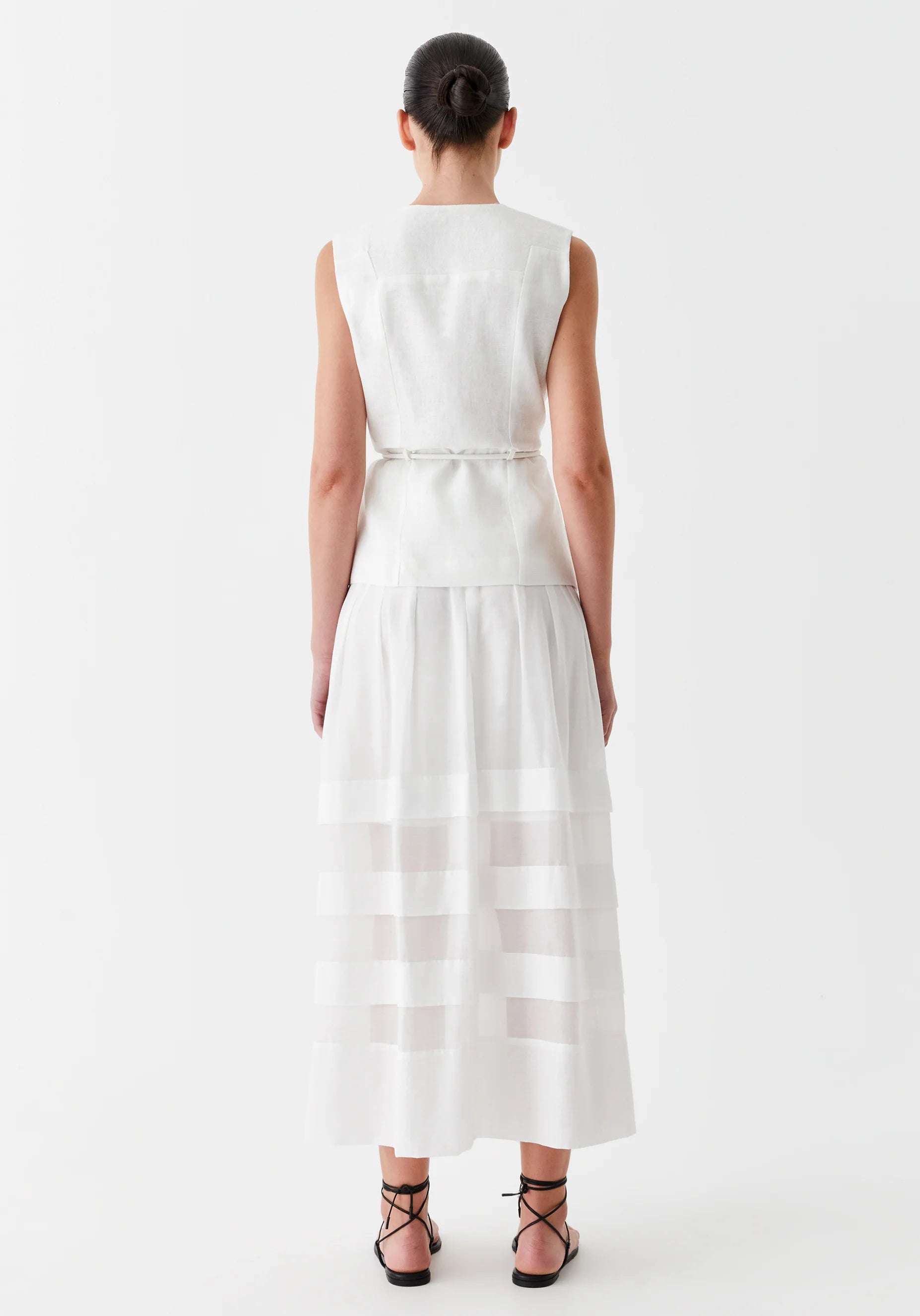 Morrison - Belle Linen skirt | Ivory Morrison