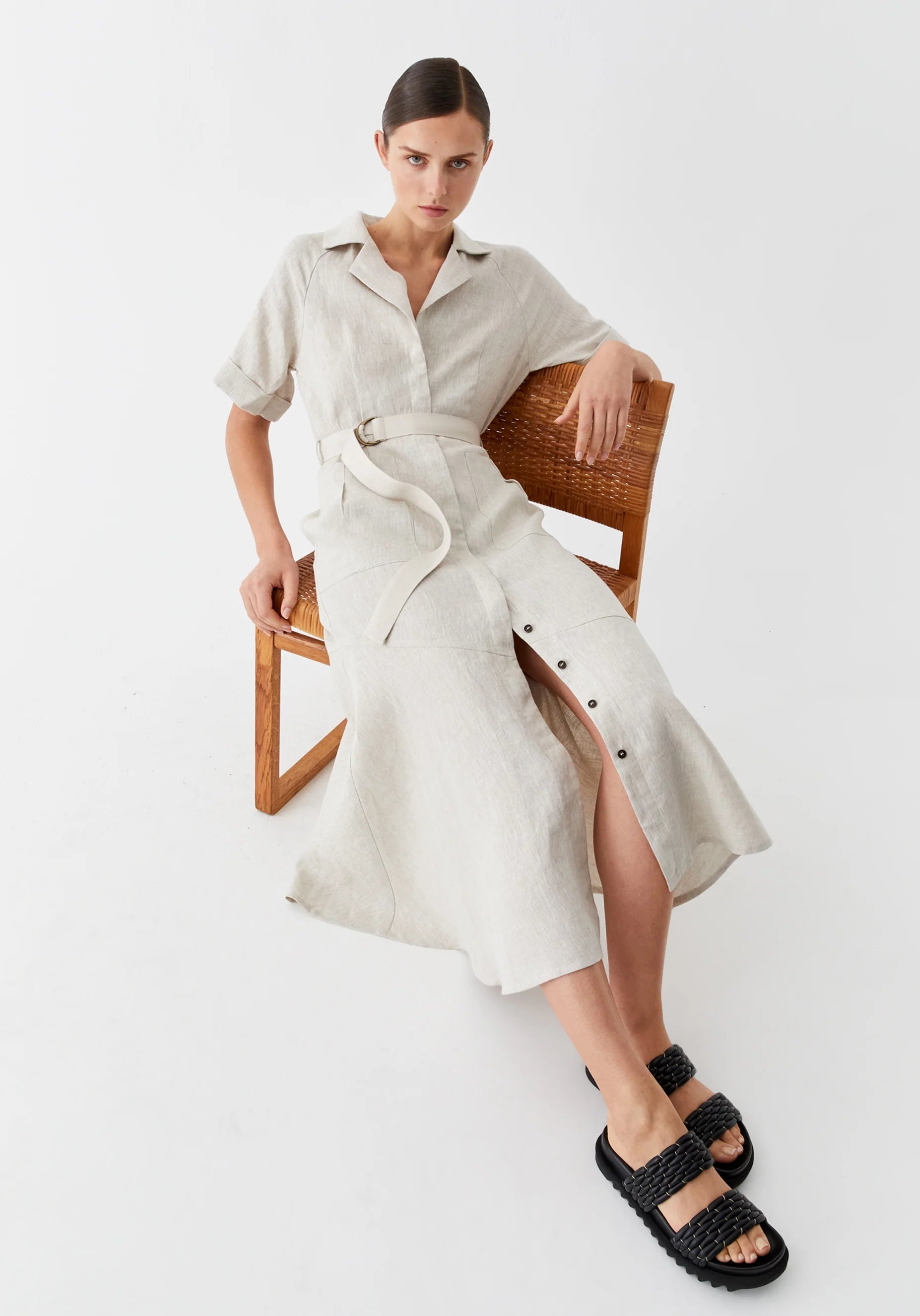 Morrison - Bodhi Shirt Dress | Natural Morrison