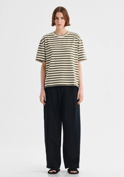 Morrison - Jericho Stripe Tee | Olive