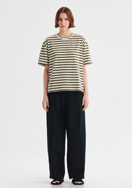 Morrison - Jericho Stripe Tee | Olive