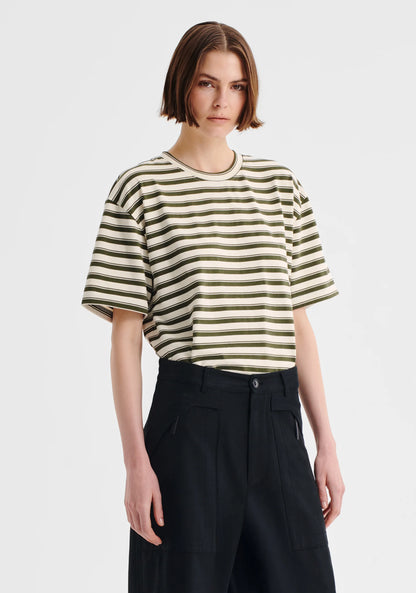 Morrison - Jericho Stripe Tee | Olive