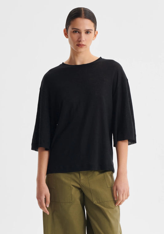 Morrison - Malina Tee | Black