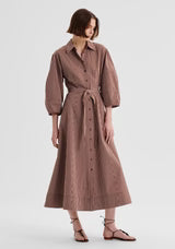 Morrison - McKenna Stripe Dress | Chocolate