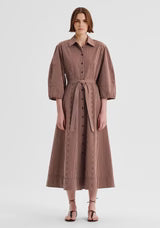 Morrison - McKenna Stripe Dress | Chocolate