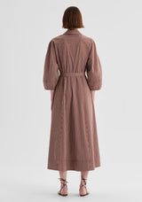 Morrison - McKenna Stripe Dress | Chocolate