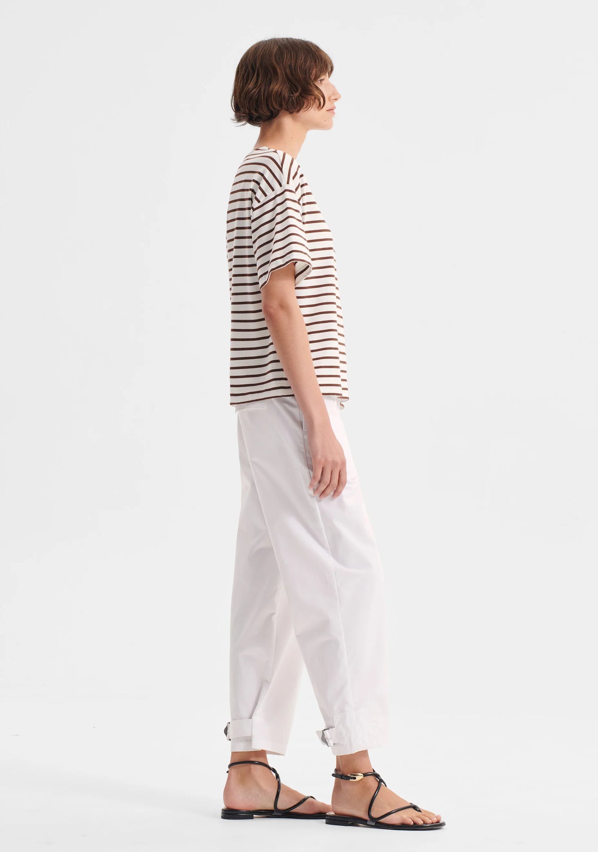 Morrison - Archie Stripe Tee | Mocha/White – Oasis Lifestyle Boutique