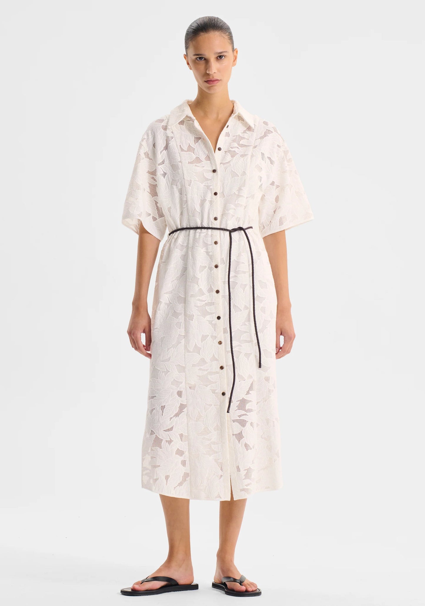 Morrison - Marnie Anglaise Shirt Dress | White Morrison