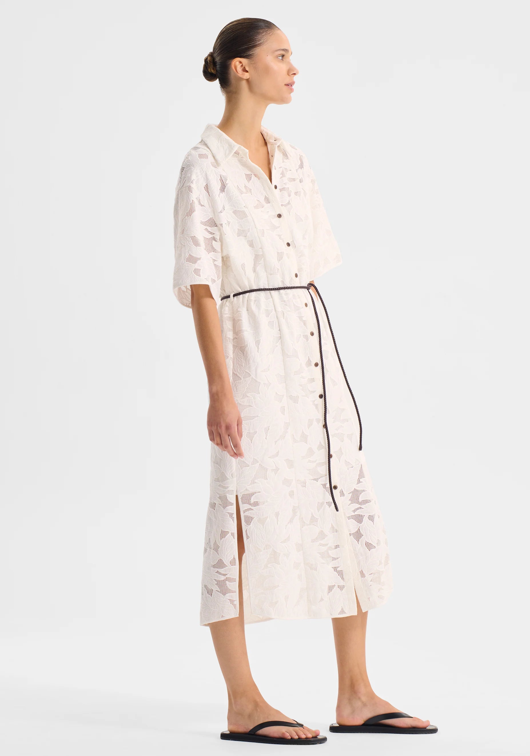 Morrison - Marnie Anglaise Shirt Dress | White Morrison