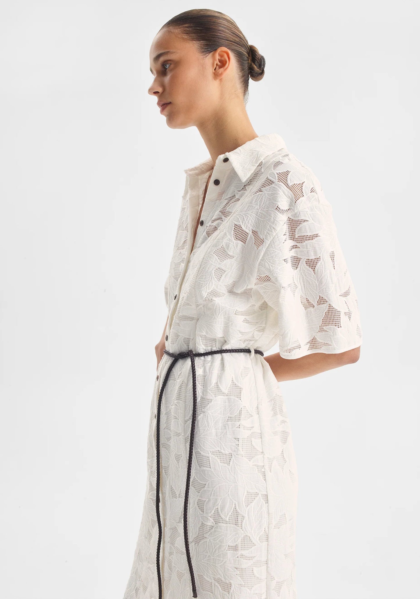 Morrison - Marnie Anglaise Shirt Dress | White Morrison
