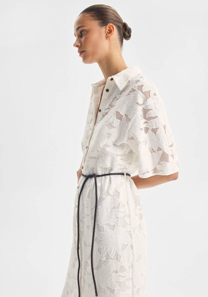 Morrison - Marnie Anglaise Shirt Dress | White Morrison
