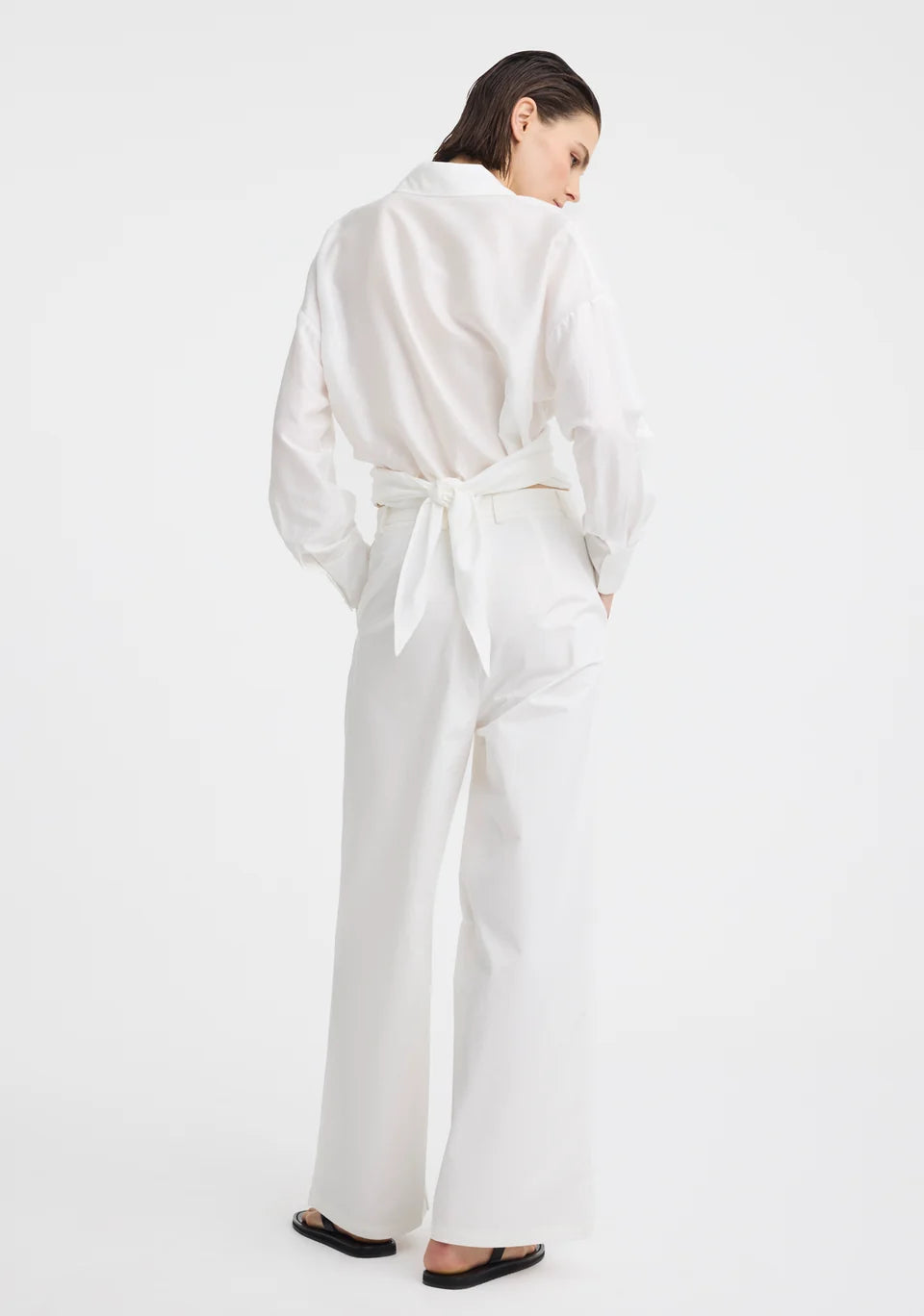 Morrison - Celine Wrap Shirt | White