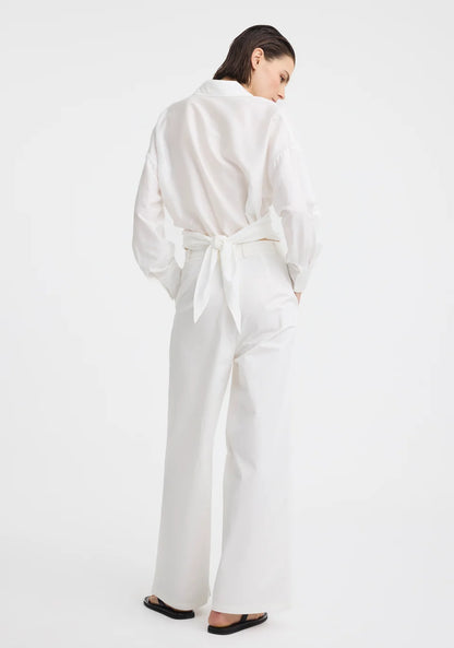 Morrison - Celine Wrap Shirt | White