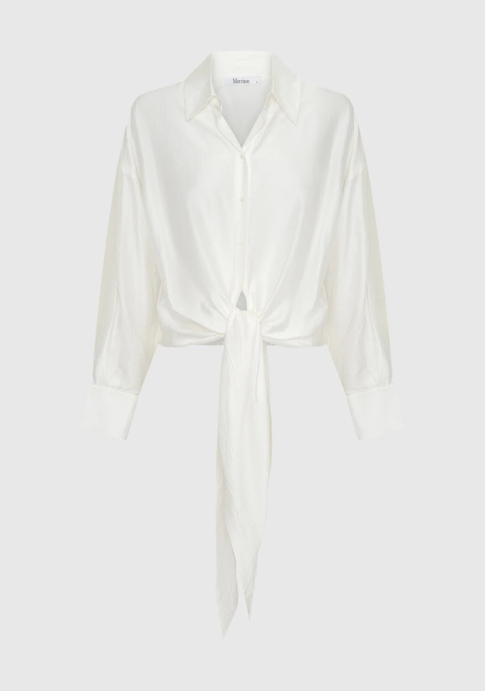 Morrison - Celine Wrap Shirt | White